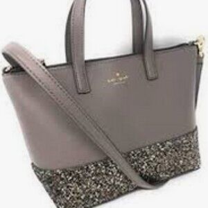 Kate Spade New York Ina Greta Court Glitter Two Handles Purse Crossbody Bag